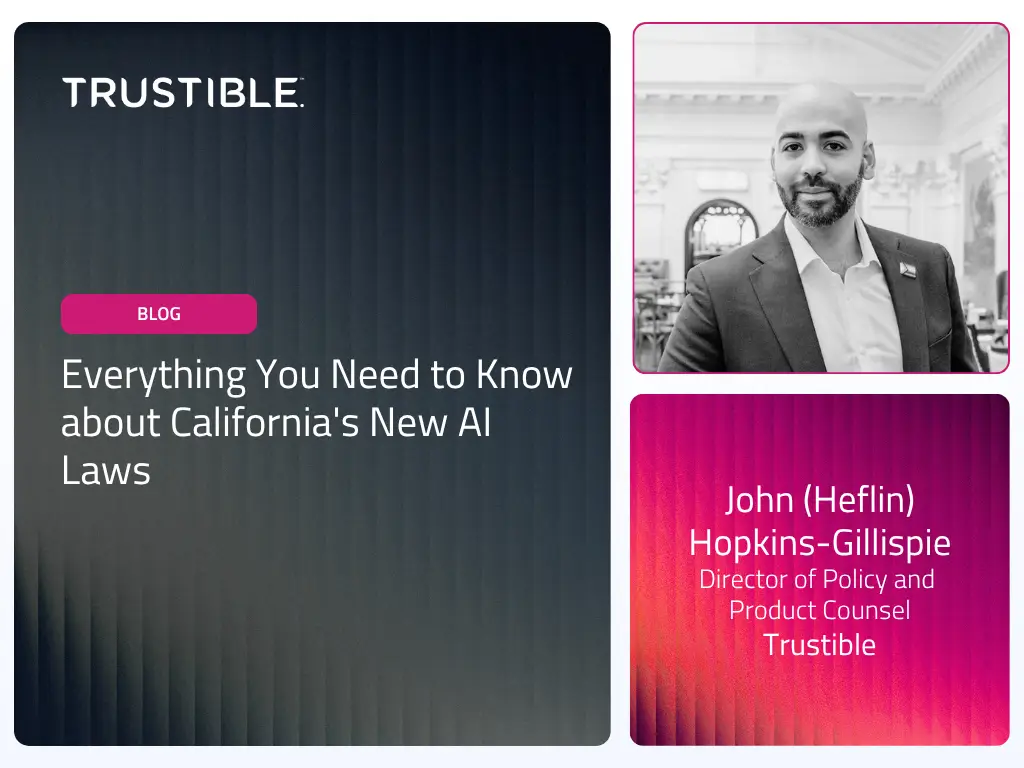 Informative banner of Trustible AI blog post.